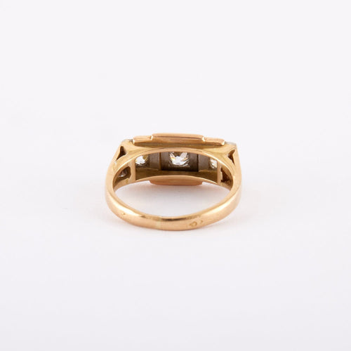 Bague 49 Bague Trilogie Diamants taille ancienne 58 Facettes DV0019-1