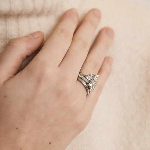 Bague Bague Trinité Platine et Diamants 58 Facettes DV0005-1