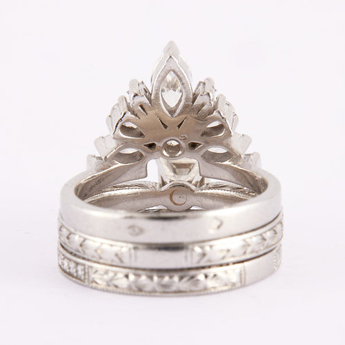 Bague Bague Trinité Platine et Diamants 58 Facettes DV0005-1