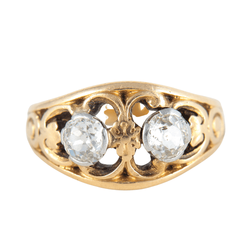 Bague Bague à motifs Diamants 58 Facettes 220423