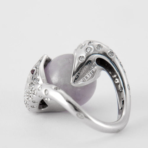 Bague 51 BOUCHERON - Bague Trouble Jade lavande 58 Facettes DV0211-1