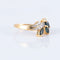 Bague 53.5 Bague Florale Saphirs Diamants 58 Facettes JE266