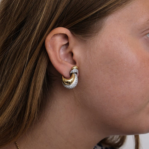 Boucles d'oreilles Boucles d'oreilles Pavage Diamants 58 Facettes DV0217-1