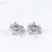 Boucles d'oreilles Boucles d'Oreilles style Art Déco, Saphirs & Diamants 58 Facettes DV0032-51