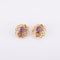 Boucles d'oreilles Jaune / Or 750 Clips d'oreilles Améthystes 58 Facettes 210100R