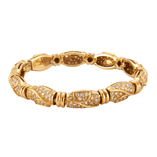 Bracelet Bracelet 10 maillons pavage Diamants 58 Facettes DV0067-1