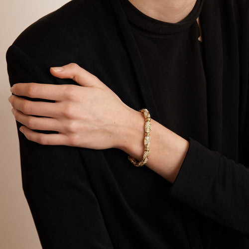 Bracelet Bracelet 10 maillons pavage Diamants 58 Facettes DV0067-1