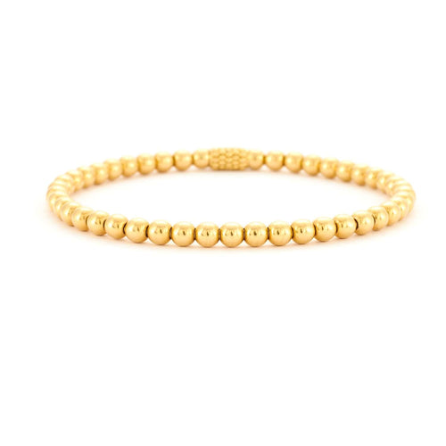 Bracelet Bracelet Billes D'or Jaune 58 Facettes DV0452-3