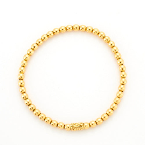 Bracelet Bracelet Billes D'or Jaune 58 Facettes DV0452-3
