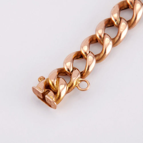 Bracelet Bracelet Or Rose et or jaune Maille Gourmette 58 Facettes