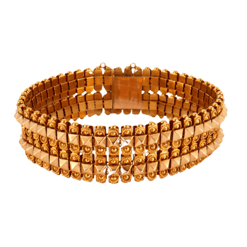 Bracelet Bracelet gourmette en or jaune 58 Facettes DV0269-5