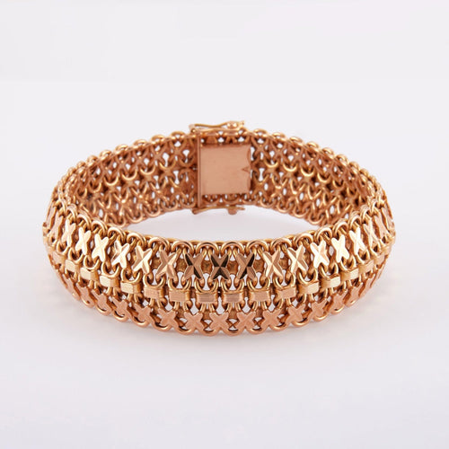 Bracelet Bracelet ruban motif croisillons 58 Facettes DV0003-3
