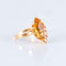 Bague 49 Bague Citrine marquise 58 Facettes JE208