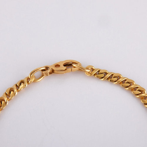 Bracelet Longueur : 18 cm. / Jaune / Or 750 Bracelet pampilles Diamants 58 Facettes 210039R