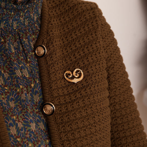 Broche Broche Volutes Or jaune 58 Facettes DV0088-7