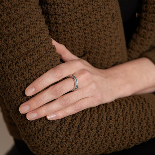 Bague 55 BULGARI. B ZERO - Bague Or gris Topazes bleues 58 Facettes DV0068-1