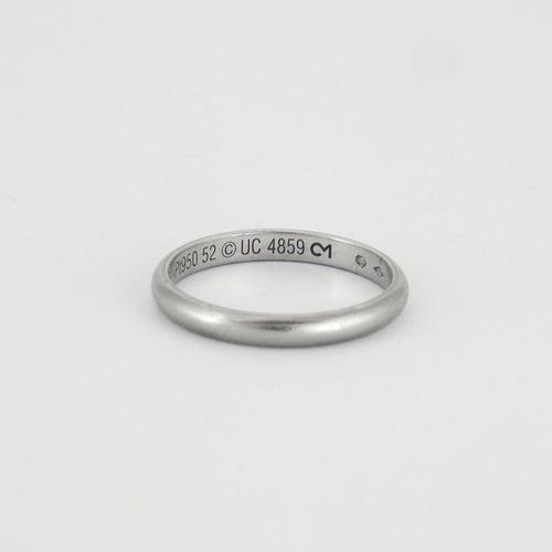 Bague 52 CARTIER - Alliance en platine 58 Facettes DV0273-1