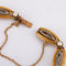 Bracelet Longueur : 17.7 cm / Jaune / Or 750 Bracelet Fin XIXème Or perles et diamants 58 Facettes 190157R