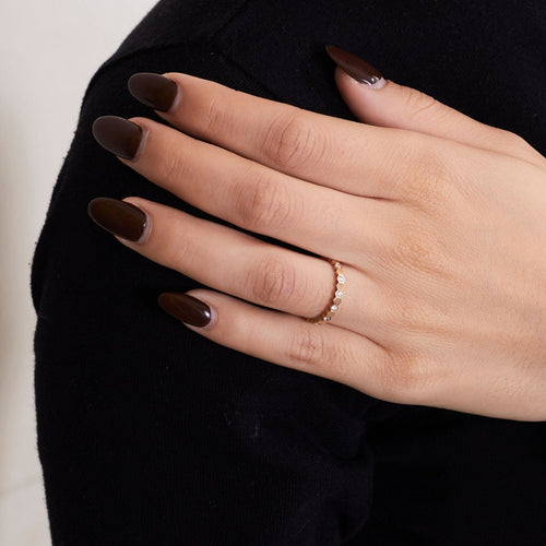 Bague 52 CHAUMET - Bague "Bee My Love" Diamants Or Rose 58 Facettes DV0343-4