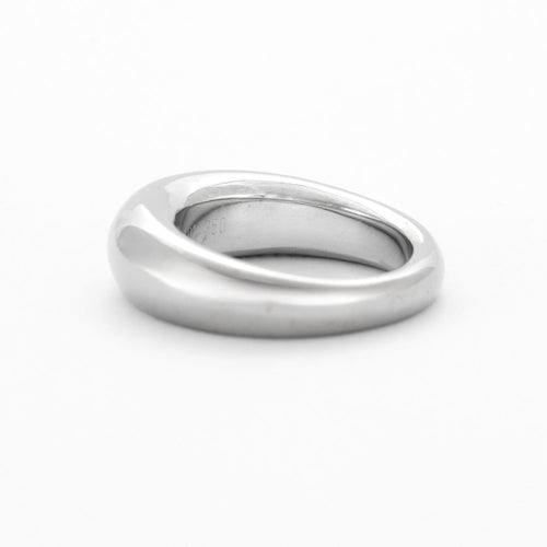 Bague 54 CHAUMET - Bague Jonc Or Gris 58 Facettes DV0270-1