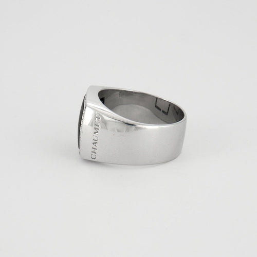 Bague 68 CHAUMET - Rare chevalière DANDY 58 Facettes DV0275-1