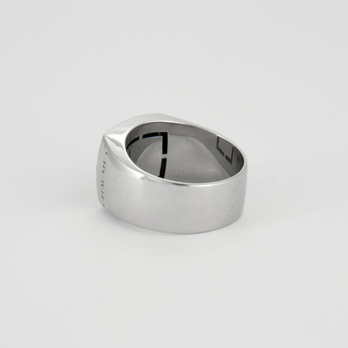 Bague 68 CHAUMET - Rare chevalière DANDY 58 Facettes DV0275-1