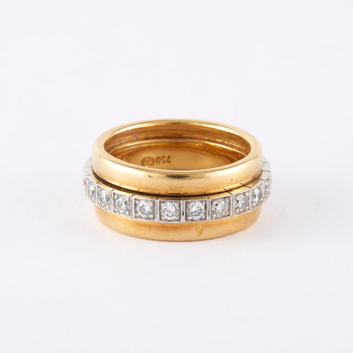 Bague 54 CHOPARD - Anneau 23 Diamants mobiles 58 Facettes DV0024-1