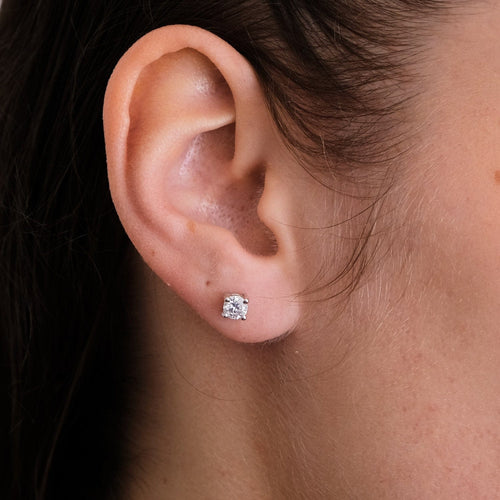 Boucles d'oreilles Clous d'oreilles Diamants 0.60ct 58 Facettes DV0207-1