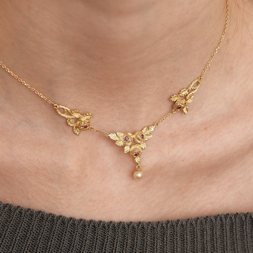 Collier Collier Draperie Roses 58 Facettes DV0135-2