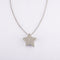 Collier chaine : 40 cm / Blanc/Gris / Or 750 Collier Pendentif Etoile diamants 58 Facettes 170216R