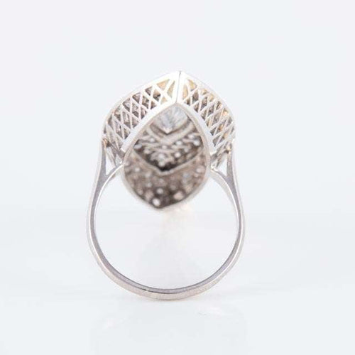 Bague 56 Bague Marquise Diamant navette 58 Facettes HS20833