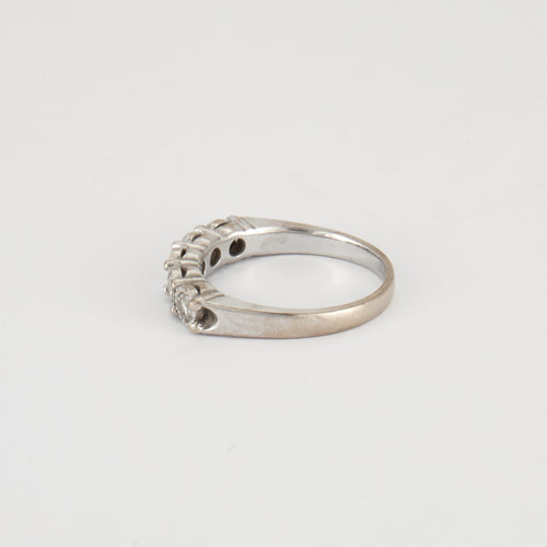 Bague 59 Demi-alliance 5 Diamants 58 Facettes DV0165-4