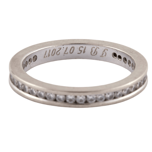 Bague 51 Demi-alliance Diamants 0.60ct 58 Facettes DV0008-2