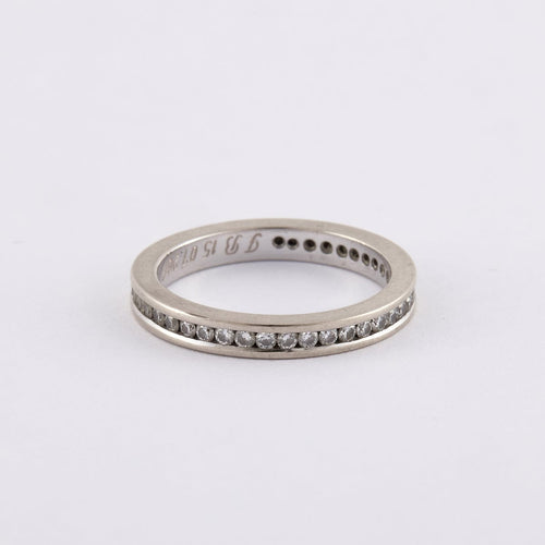 Bague 51 Demi-alliance Diamants 0.60ct 58 Facettes DV0008-2