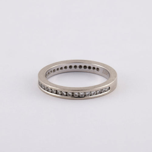 Bague 51 Demi-alliance Diamants 0.60ct 58 Facettes DV0008-2