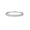 Bague 55 Demi-alliance Diamants Or Blanc 58 Facettes DV0339-2