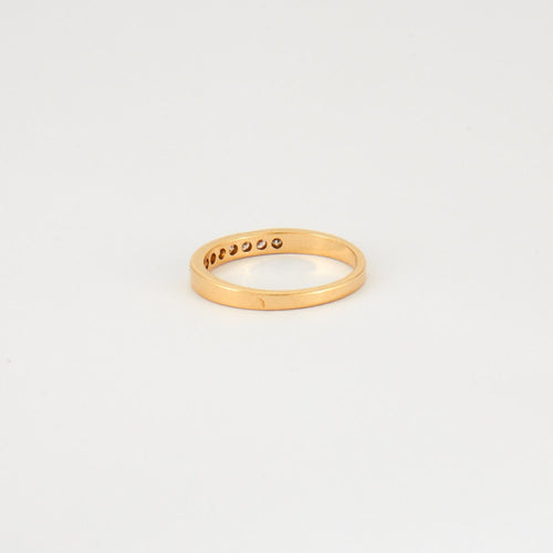 Bague 53 Demie alliance diamants 58 Facettes DV0260-4