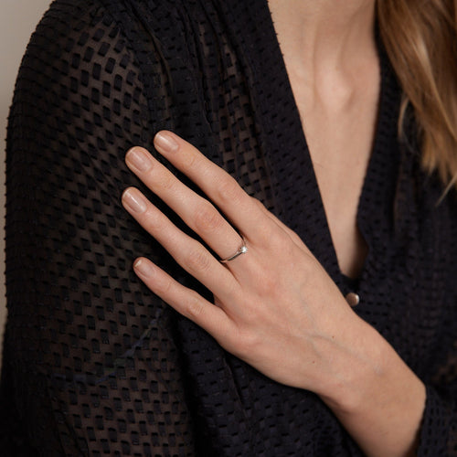 Bague 50 DIDIER GUERIN - Bague solitaire 0.20ct 58 Facettes DV0083-4