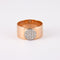 Bague 57 DINH VAN - Anneau Antea Or rose Diamants 58 Facettes DV0047-1