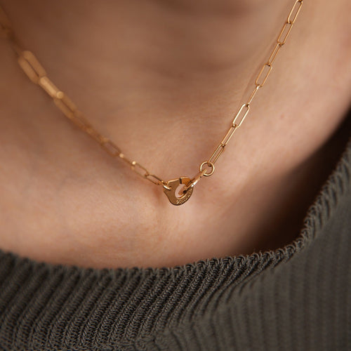 Collier DINH VAN - Collier Menottes Or rose 58 Facettes DV0145-2