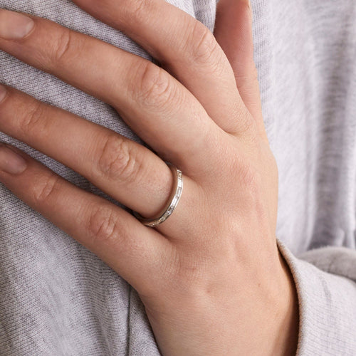 Bague 54 FRED - Alliance Diamants Platine 58 Facettes DV0212-2