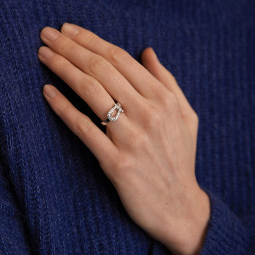 Bague 49 FRED - Bague Force 10 Diamants 58 Facettes DV0010-1