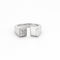 Bague 53 HERMES - Bague "Clou de Forge" en Or Gris et Diamants 58 Facettes DV0184-17