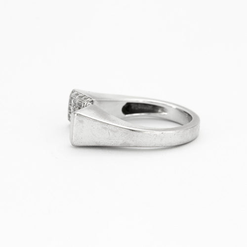 Bague 53 HERMES - Bague "Clou de Forge" en Or Gris et Diamants 58 Facettes DV0184-17