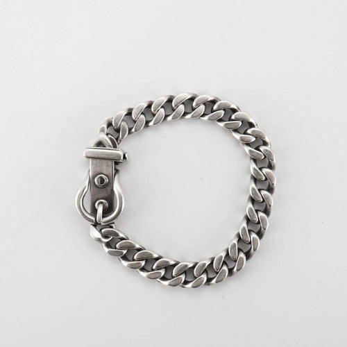 Bracelet HERMES - Bracelet "ceinture" argent 58 Facettes DV0244-1