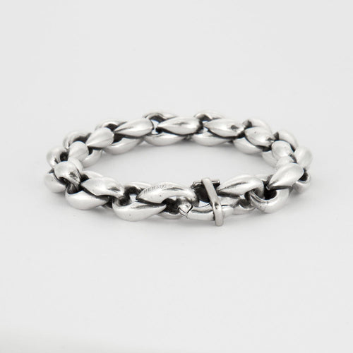 Bracelet HERMES - Bracelet maille épis tressé 58 Facettes DV0266-1