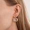 Boucles d'oreilles MARIE HELENE DE TAILLAC - Boucles d'oreilles Pierres de lune 58 Facettes DV0093-2