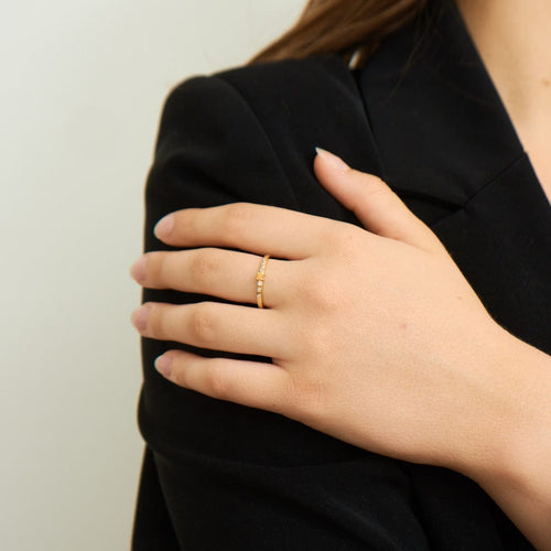 Bague 56 MAUBOUSSIN - Bague Capsule d'émotion saphir orange 58 Facettes DV0181-1