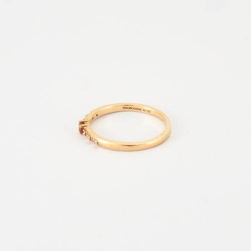 Bague 56 MAUBOUSSIN - Bague Capsule d'émotion saphir orange 58 Facettes DV0181-1