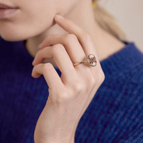 Bague 50 MORGANNE BELLO - Bague Coquine Tourmaline rose 58 Facettes DV0001-1